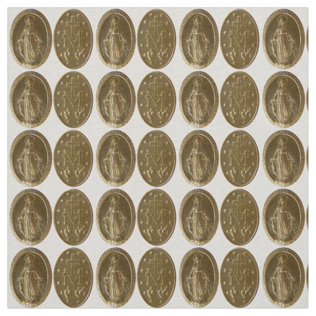 Tissu gloire à la médaille miraculeuse (Échantillon)