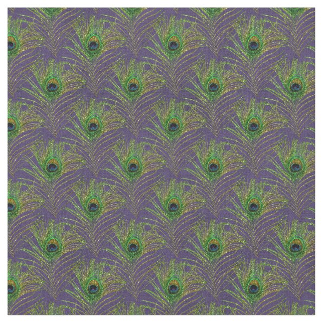 Tissu Glorie de Peacock (Fermer)