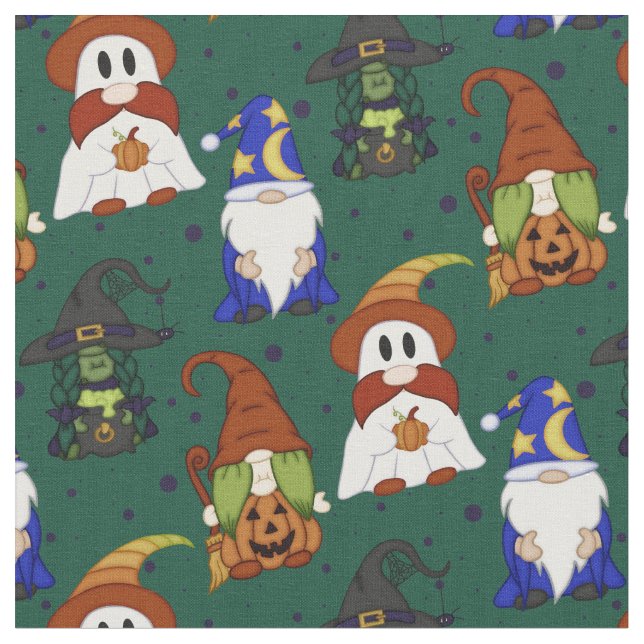 Tissu Gnome-o-Ween (Petit) (Fermer)