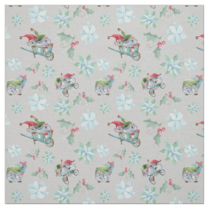 Tissu Gnomes de Noël en jeu