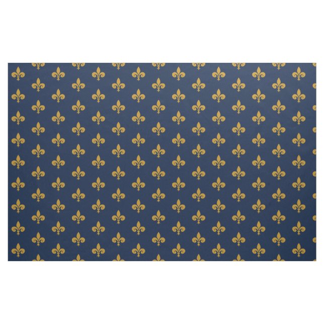 Tissu Gold Fleur de Lis (Yard)
