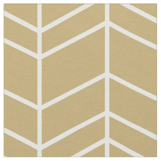 Tissu Gold Herringbone Chevron