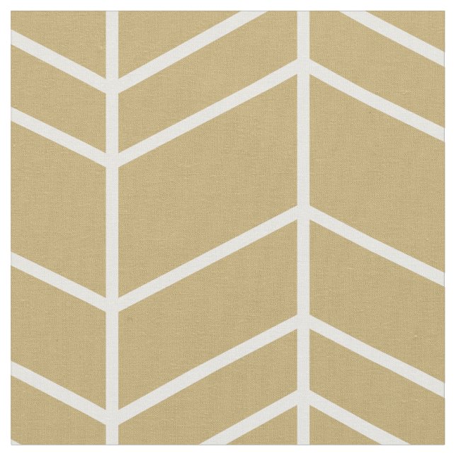 Tissu Gold Herringbone Chevron (Fermer)