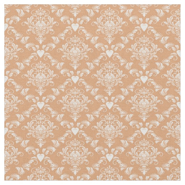 Tissu Golden Heart Damask (Fermer)