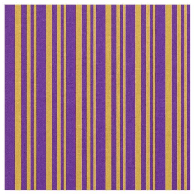 Tissu Goldenrod & Indigo Stripes (Fermer)