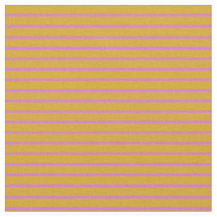 Tissu Goldenrod & Orchid Linked Motif