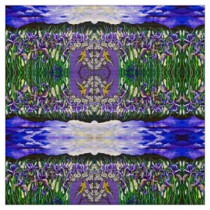 Tissu Goldfinch dans Iris Fields