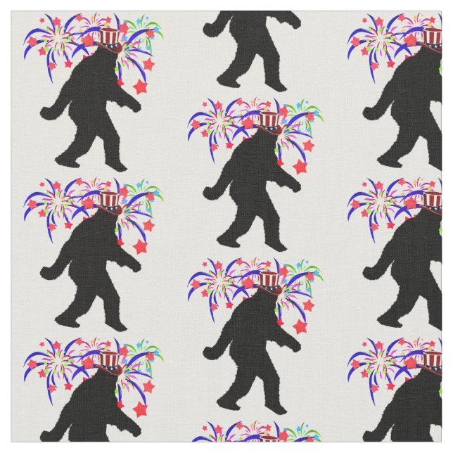 Tissu Gone Squatchin' pour 4 juillet (Fermer)