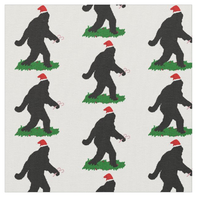 Tissu Gone Squatchin' pour Noël (Fermer)