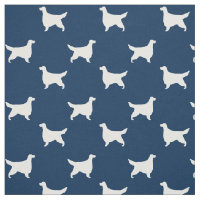 Gordon Setter Silhouettes Motif Bleu et blanc
