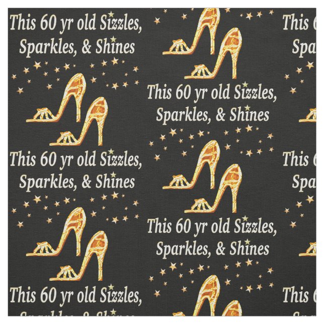 TISSU GORGEUSE SOIXANTE ANNIVERSAIRE DE L'OR (Échantillon)