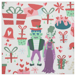Tissu goth Noël horreur Mariée Frankenstein Momie