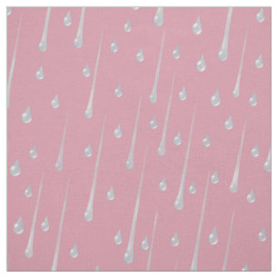 Tissu Gouttes de Pluie Tombantes Jolie Journée Pluvieuse