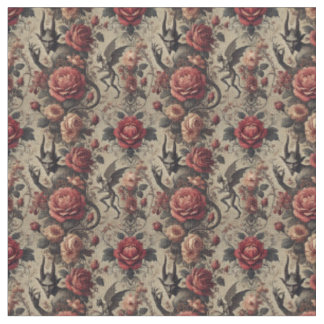 Tissu Grace Éclipsée - Carrelage Gothique Victorien Dens