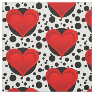 Tissu Gradients RED LOVE HEART + votre backgr. & idées