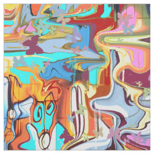 Tissu Graffiti