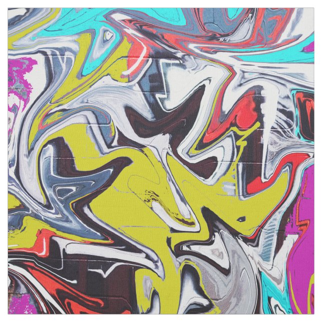 Tissu Graffiti (Échantillon)