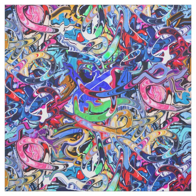 Tissu Graffiti Streetstyle (Échantillon)