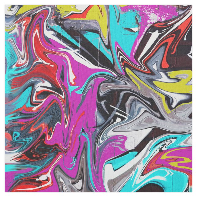 Tissu Graffiti Streetstyle (Échantillon)