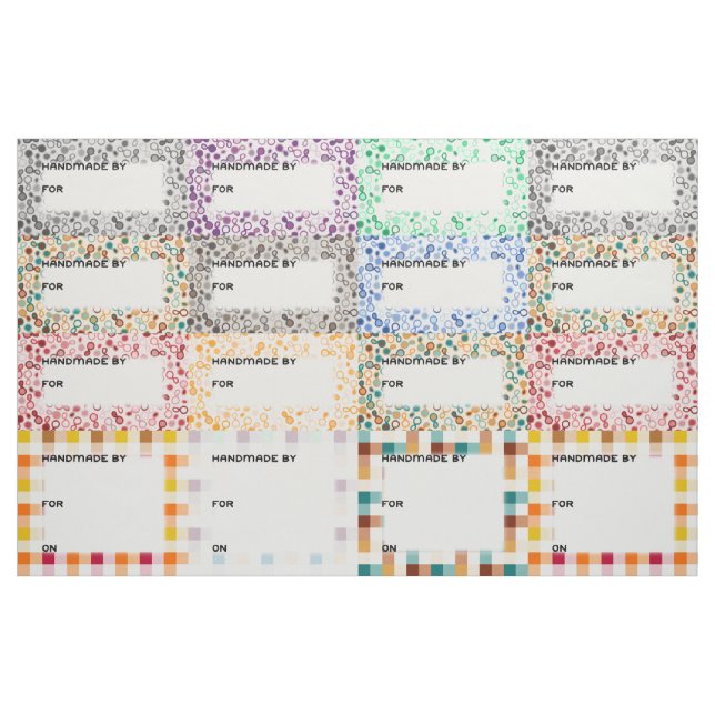 Tissu Grand Étiquette de courtepointe - Paisley et En vi (Fat Quarter)