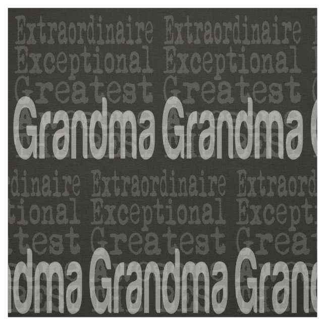 Tissu Grand-mère Extraordinaire (Échantillon)