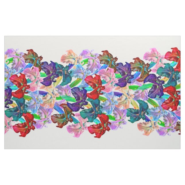 Tissu Grand panneau Iris Lumineux (Yard)