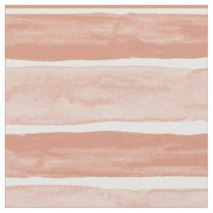 Tissu GRANDE BANDE BANDE Peach Watercolor Motif de bande