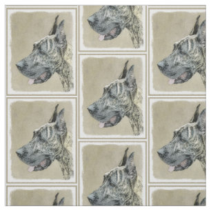 Tissu Grande Danse (Brindle) Peinture - Art Chien origin