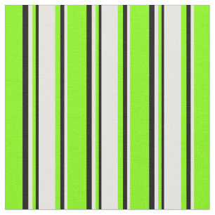 Tissu Grandes bandes de la Chartreuse, blanche et noire