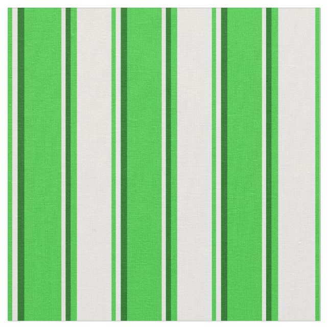 Tissu Grandes chaux vert, blanc et vert foncé (Fermer)