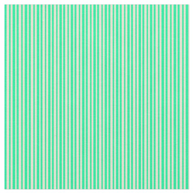 Tissu Grandes rayures beige et verte (Fermer)