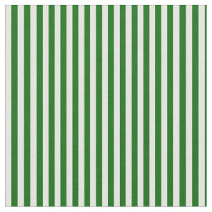 Tissu Grandes vertes foncées et crèmes à la menthe