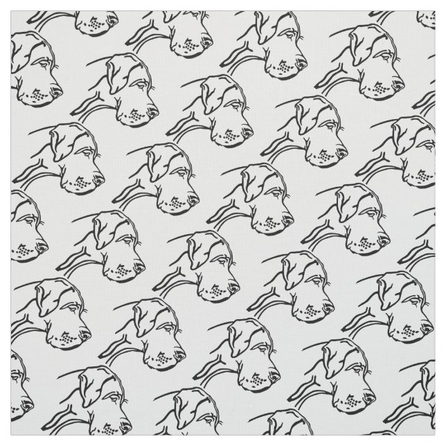 Tissu Grands Danois sur coton (Échantillon)