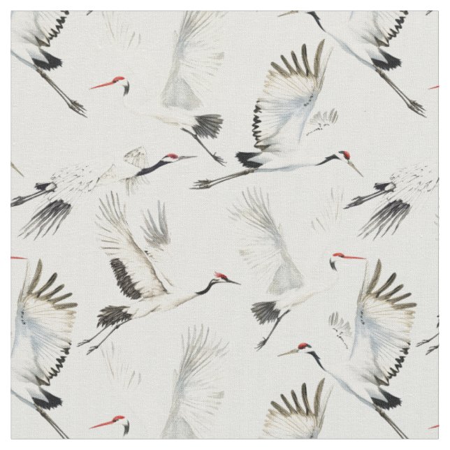 Tissu Grands oiseaux Chick maison de campagne anglaise  (Fermer)