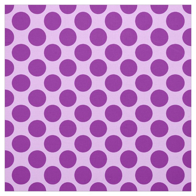 Tissu Grands points rétro - violet et orchidée (Échantillon)