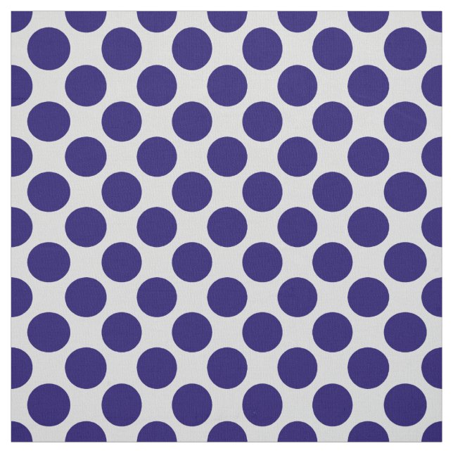 Tissu Grands rétros points - gris/gris et marine (Échantillon)