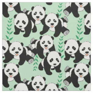 Tissu Graphisme des ours de panda