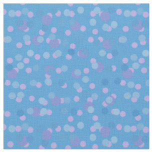 Tissu grappes de pois roses bleus et violets