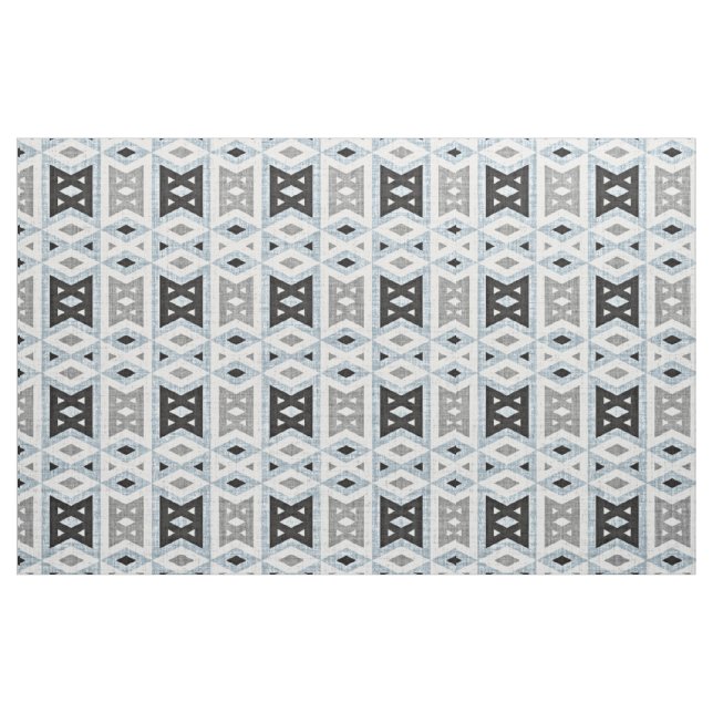 Tissu Gray Blue Black Eclectique Ethique (Fat Quarter)