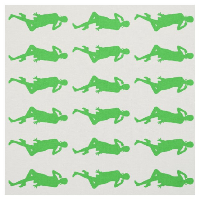 Tissu Green Bold Mod GoGo Girls (Échantillon)