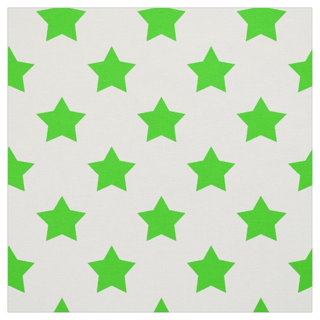 Tissu Green Stars White Arrière - plan Textile (Échantillon)