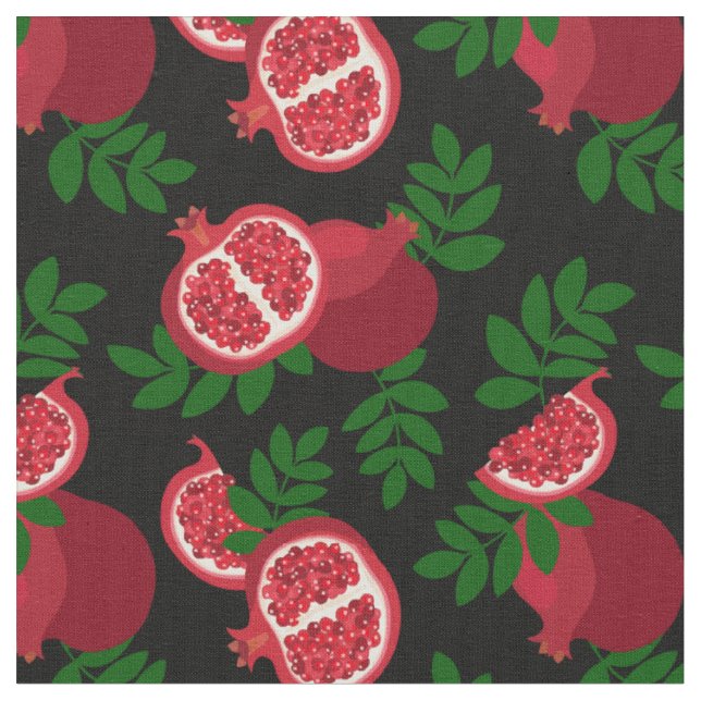 Tissu grenade noire (Fermer)