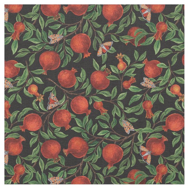 Tissu Grenades et papillons Bella (Fermer)