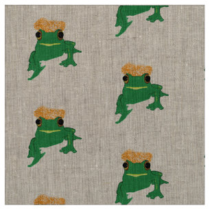 Tissu Grenouille avec des cheveux