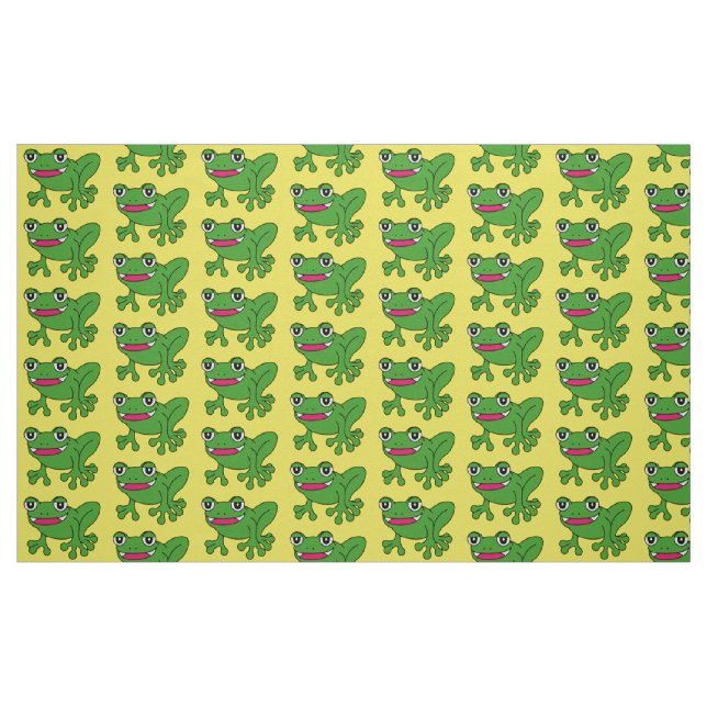 Tissu Grenouille drôle (Fat Quarter)