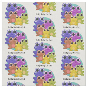 Tissu Grenouille personnalisée