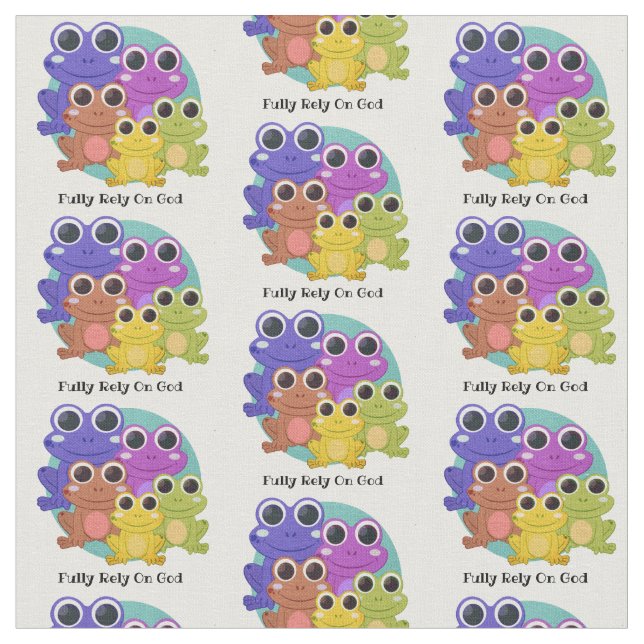 Tissu Grenouille personnalisée (Fermer)