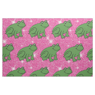 Tissu Grenouille verte Animaux amphibiens Parties scinti
