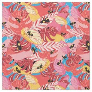 Tissu Grenouilles de jungle