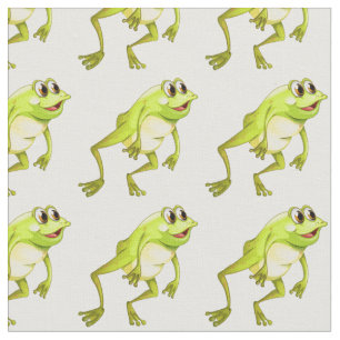 Tissu Grenouilles joyeuses
